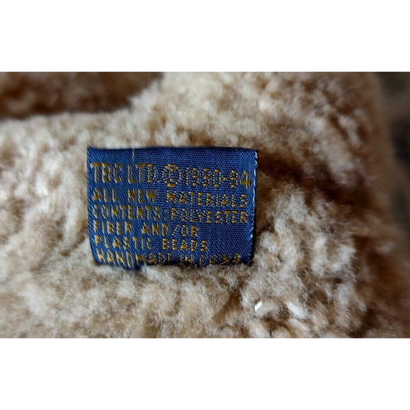 Boyds Bears 6” in Tan Teddy Bear Plush green Bow 1990-1995 Jointed Limbs - Picture 7 of 7